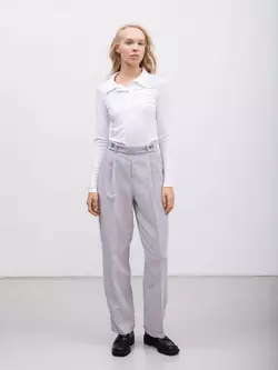 Брюки класичного крою із защипами р. S Брюки класичного крою із защипами р. S