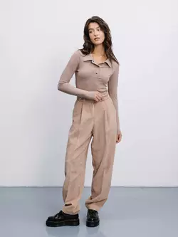 Базова футболка з комірцем-поло р. S Базова футболка з комірцем-поло р. S